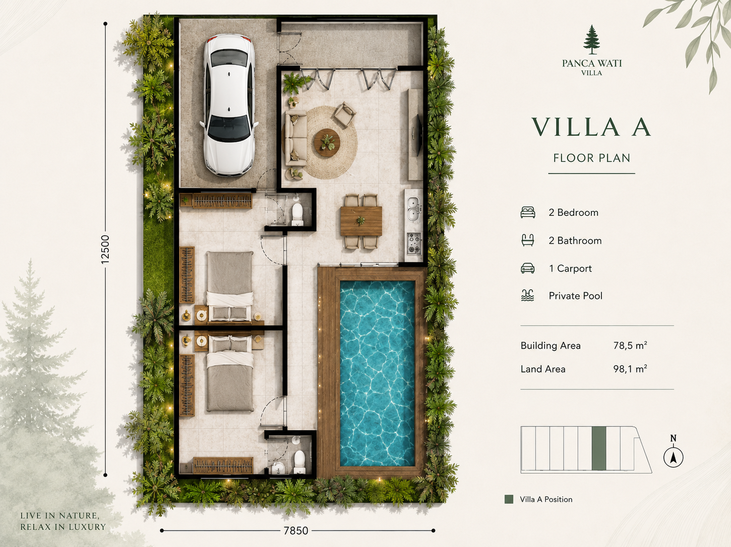 Villa A Floor Plan